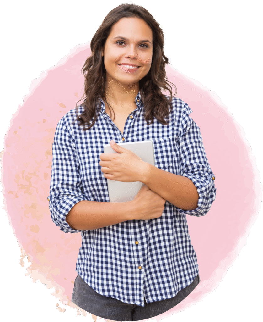 Mujer acompañamiento niños